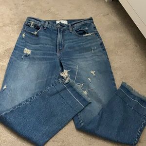 Abercrombie High Rise Mom Jeans